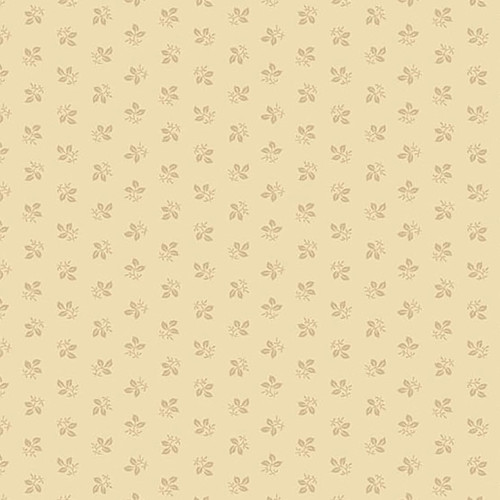 Andover Fabrics Always and Forever by Renee Nanneman Ivory Cream Leaflet Foulard