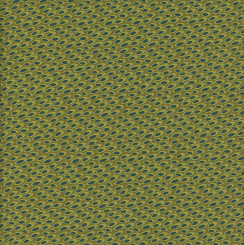 FreeSpirit Fabrics Paradise Blooms by Kristen Katz Petite Petals Olive Green