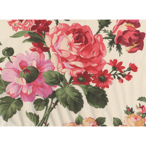 Benartex Fabrics Promise Me Grandiflora 108 Inch Wide Quilt Back Cream