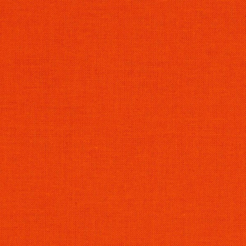 Robert Kaufman Kona Cotton Solid Carrot