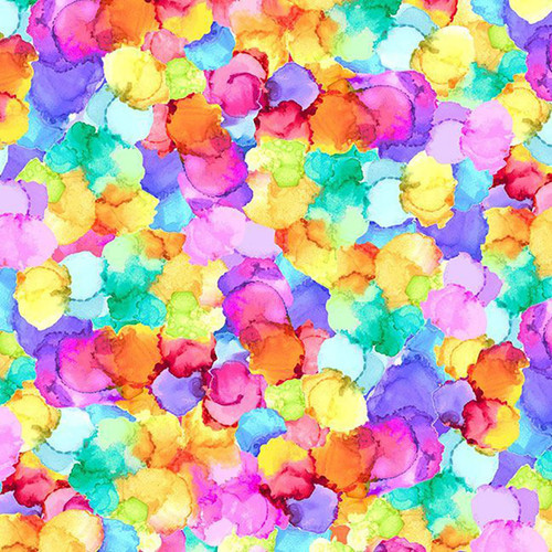 Timeless Treasures Fabrics Petal Power Packed Multi Petal Multi