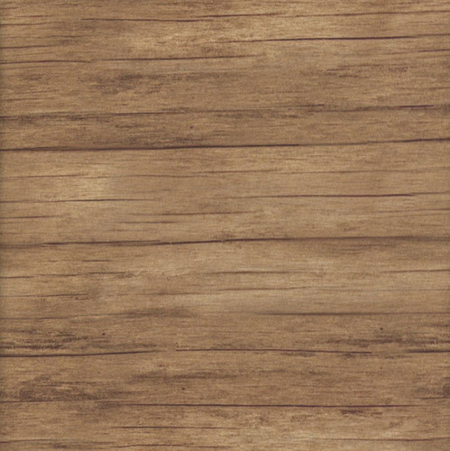 Timeless Treasures Fabrics You Are My Sunshine Wood Grain Texture Brown, close-up view of a fabric with a wood grain pattern in brown.