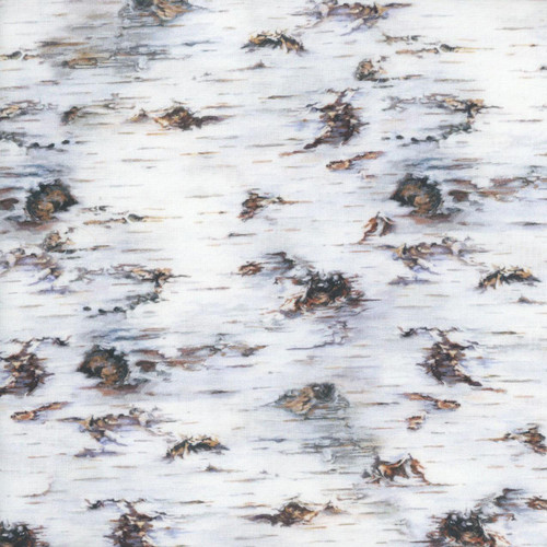 Timeless Treasures Fabrics Serenity Prayer by Wing and a Prayer Birch Tree Texture Birch, fabric with a detailed birch tree bark pattern.
