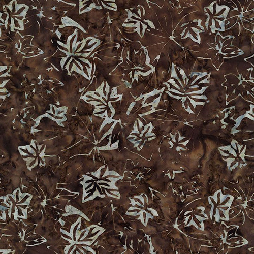 Timeless Treasures Fabrics Apple Basket Tonga Batiks Falling Leaves Umber