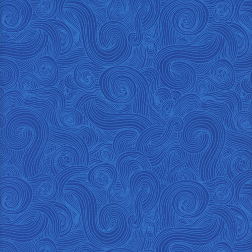 Studio E Fabrics Just Color! Swirls Royal