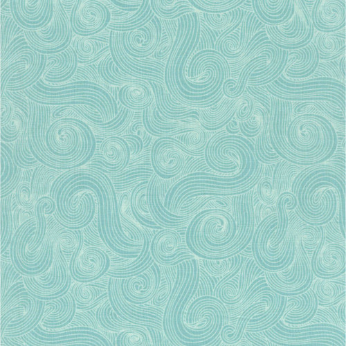 Studio E Fabrics Just Color! Swirls Light Teal