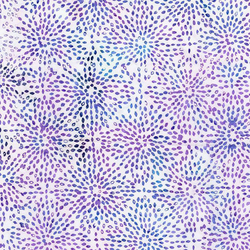 Timeless Treasures Fabrics Lilac Tonga Batiks Fireworks Amethyst
