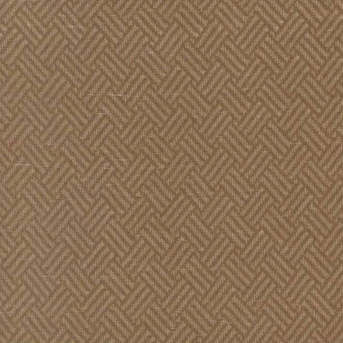 Moda Fabrics Primitive Gatherings Flannel 108 Inch Wide Quilt Back Porcelain Teak Brown Basketweave
