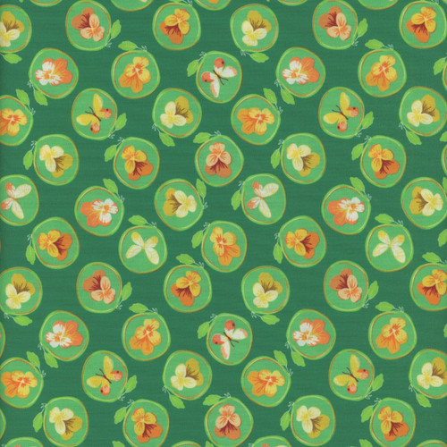 Windham Fabrics Tamara Kate Insectarium Green Cameo
