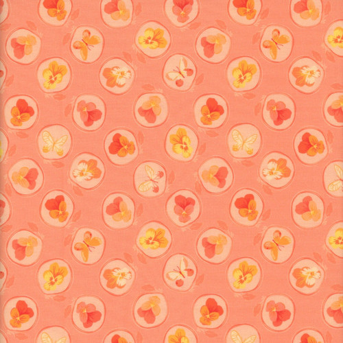 Windham Fabrics Tamara Kate Insectarium Salmon Cameo