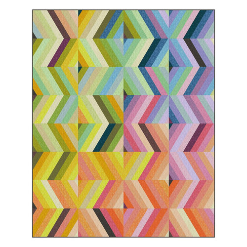 Windham Fabrics Tamara Kate Watermark Multi Color Frolic Quilt Kit