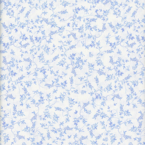 Windham Fabrics China Blue Whistler Studios Soft Blue Flowing Vine