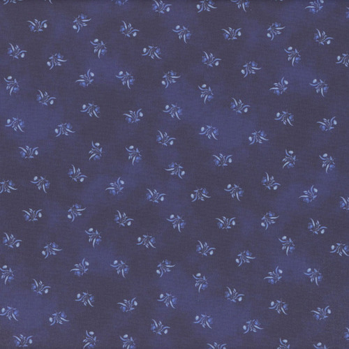Windham Fabrics China Blue Whistler Studios Delft Blue Fleurette