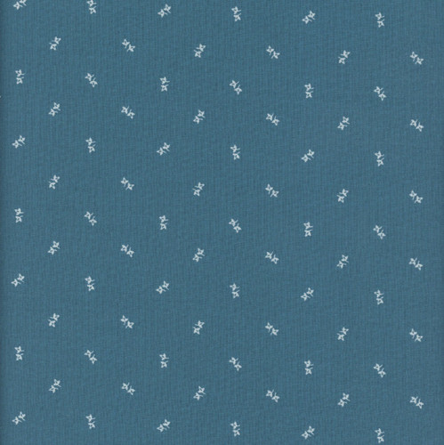 Windham Fabrics Front Porch Allison Harris Sprinkled Leaves Sky Blue