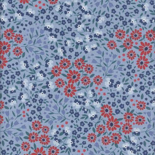 Windham Fabrics Front Porch Allison Harris Ditsy Garden Powder Blue