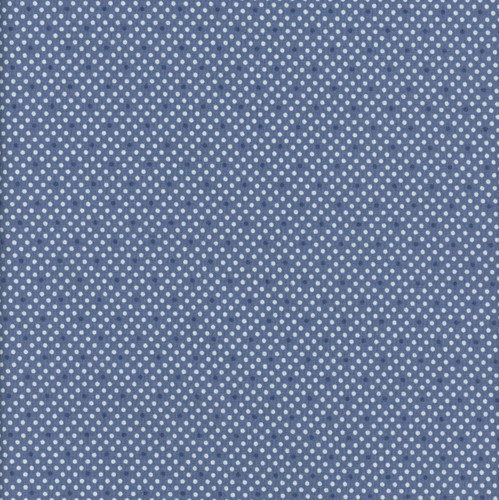 Windham Fabrics Front Porch Allison Harris Dotty Denim Blue