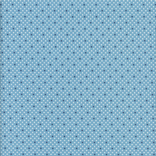 Windham Fabrics Front Porch Allison Harris Dotty Aqua Blue