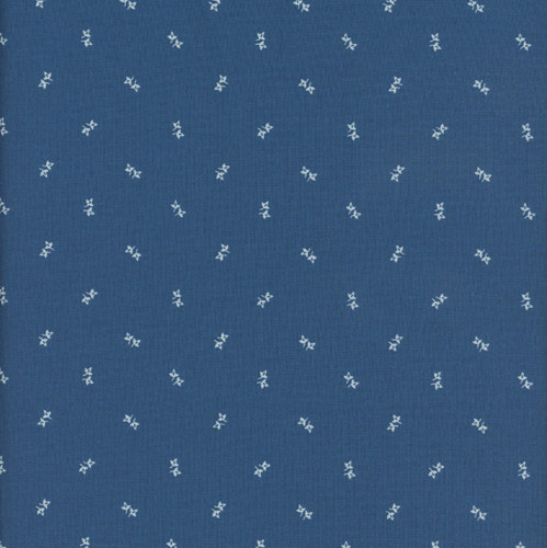 Windham Fabrics Front Porch Allison Harris Sprinkled Leaves Blue