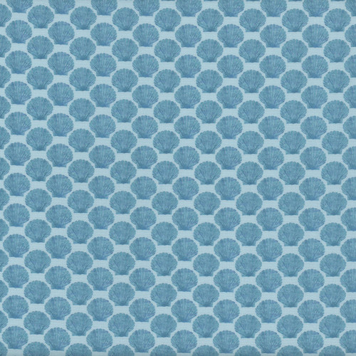 Windham Fabrics Ocean Life Leslie Trimbach for Whistler Studios Aqua Blue Shell