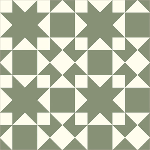 Windham Fabrics Perfect Points II Whistler Studios Jade Green Sawtooth
