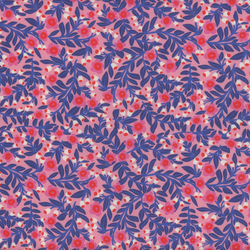 Windham Fabrics Rainbow Vale Whistler Studios Petal Pink Blooming Vines