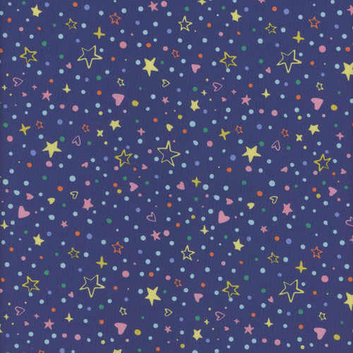 Windham Fabrics Rainbow Vale Whistler Studios Midnight Blue Confetti Sparkle