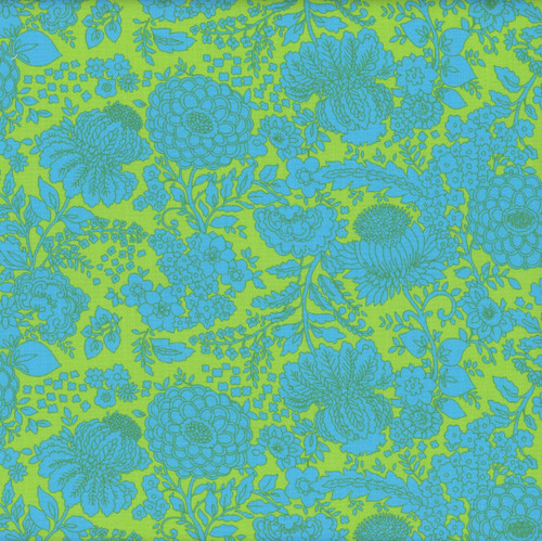 Windham Fabrics Sweet Talk Jennifer Paganelli Kim Turquoise Blue