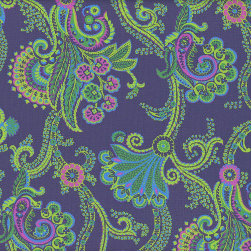 Windham Fabrics Sweet Talk Jennifer Paganelli Natalie Midnight Blue