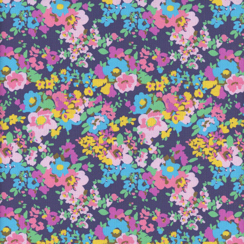 Windham Fabrics Sweet Talk Jennifer Paganelli Leann Midnight Blue