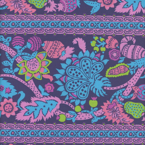 Windham Fabrics Sweet Talk Jennifer Paganelli Pauline Midnight Blue