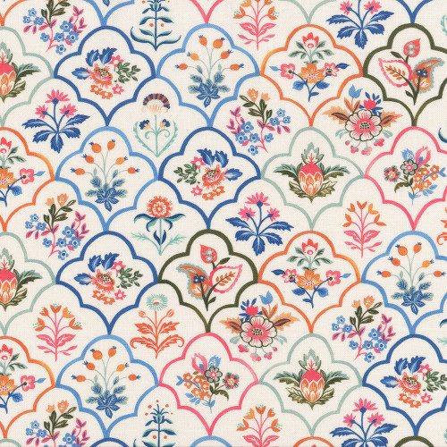 Windham Fabrics Tapestry Clare Therese Gray Ivory Cream Botanica