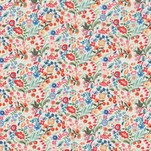 Windham Fabrics Tapestry Clare Therese Gray Mist Cream Delicate
