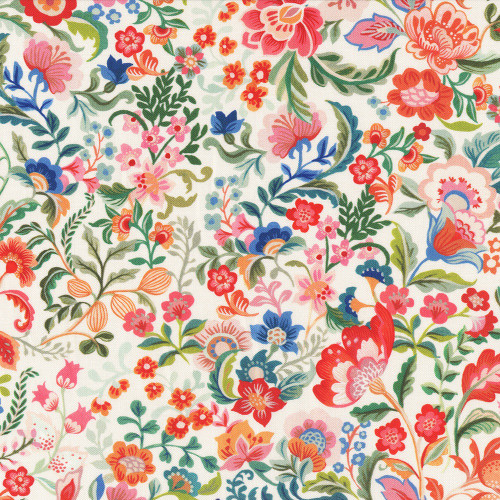 Windham Fabrics Tapestry Clare Therese Gray Ivory Cream Legacy Blooms