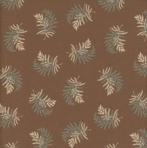 Windham Fabrics Thimbleweed Julie Hendricksen Cocoa Brown Fern