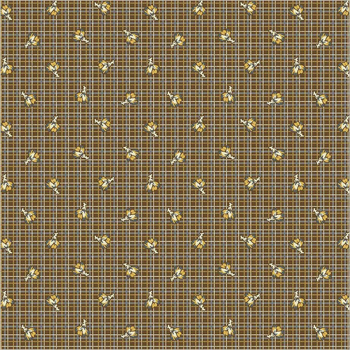 Windham Fabrics Thimbleweed Julie Hendricksen Cocoa Brown Playful Plaid