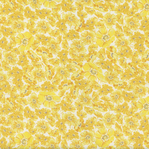 Windham Fabrics Verona Whistler Studios Yellow Allegra Blooms