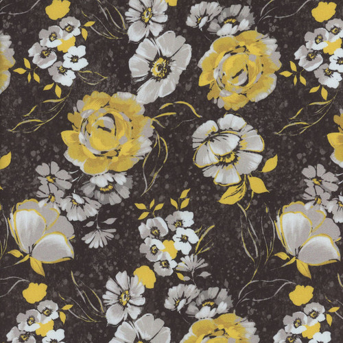 Windham Fabrics Verona Whistler Studios Black Fiori