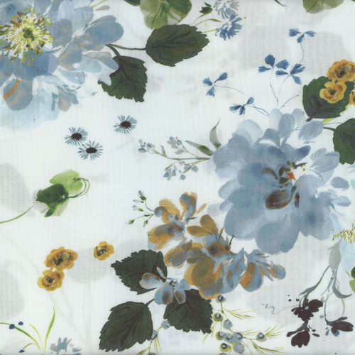 Windham Fabrics Bloomfield Kelly Ventura White Peony Garden