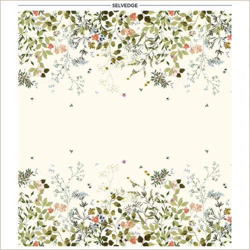 Windham Fabrics Bloomfield Kelly Ventura Ivory Cream Wild Blooms