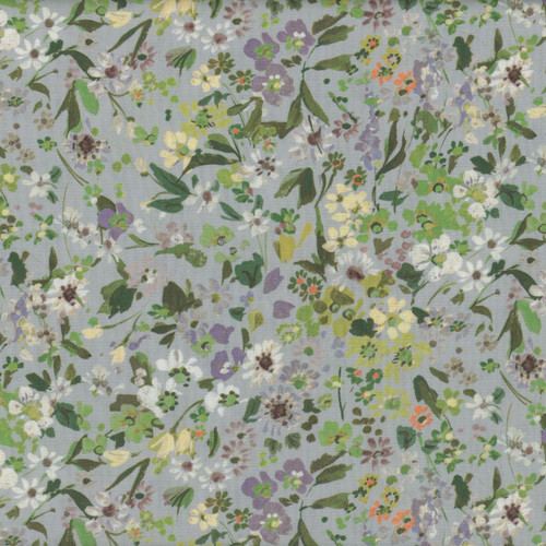 Windham Fabrics Bloomfield Kelly Ventura Dew Blue Perennials