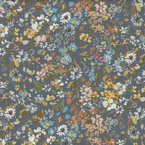 Windham Fabrics Bloomfield Kelly Ventura River Blue Perennials
