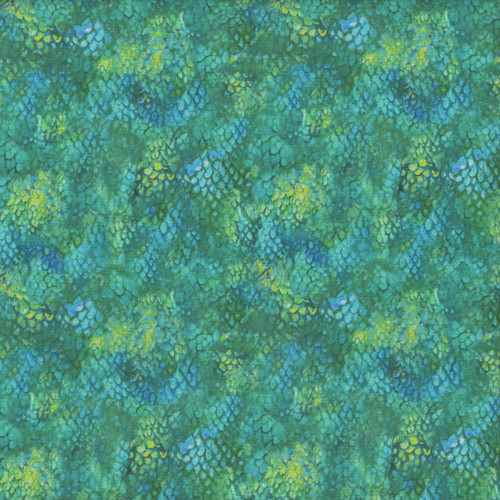 Windham Fabrics Dragon Kingdom Dragon Scales Teal