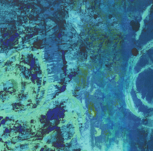 Windham Fabrics 108 Inch Wide Quilt Back Marcia Derse Spotted Graffiti Blue Hour