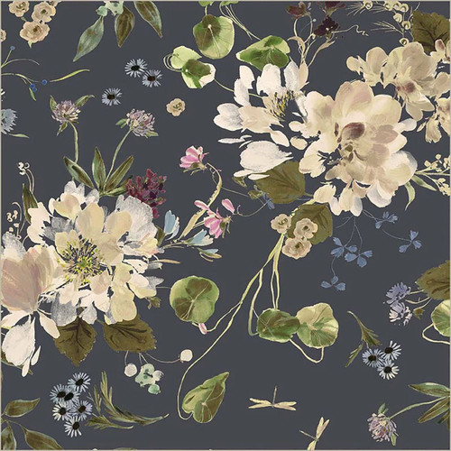Windham Fabrics Bloomfield Kelly Ventura Peony Garden Indigo