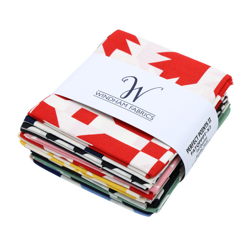 Windham Fabrics Perfect Points II Whistler Studios Fat Quarter Bundle Multi