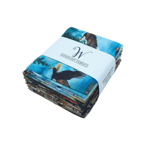 Windham Fabrics Wild Nature Wild Animals Whistler Studios Fat Quarter Bundle Multi
