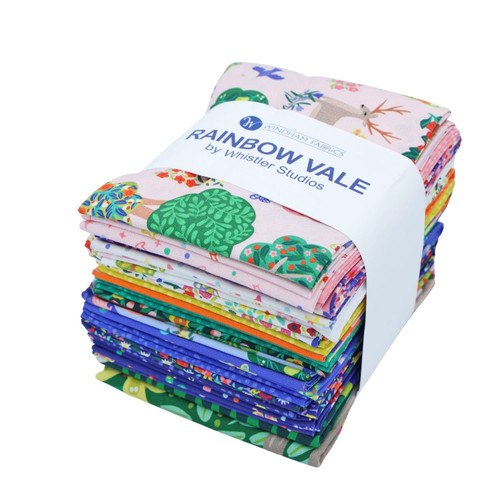 Windham Fabrics Rainbow Vale Whistler Studios Fat Quarter Bundle Multi