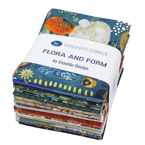 Windham Fabrics Flora & Form Essoldo Design Multi Fat Quarter Bundle