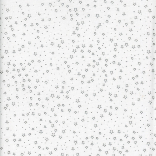 Windham Fabrics Anthology Batiks Be Colourful Jacqueline De Jonge Silver Stars on White