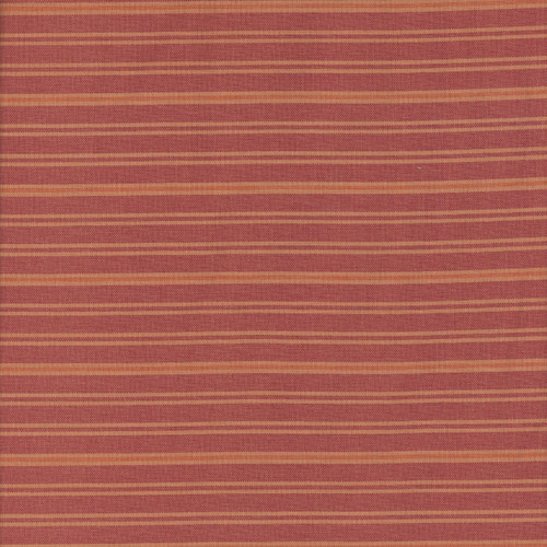 Andover Fabrics Quiltessential by Laundry Basket Quilts Double stripe Terracotta Brown